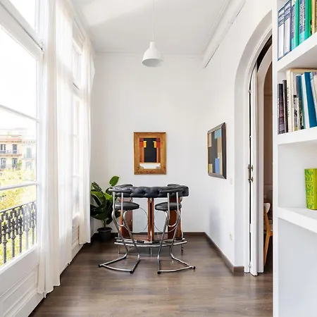 Apartament Premium 5 Hab Con Balcon A Gran Via - Grupos Hasta 10 - Passeig Gracia 7min Barcelona